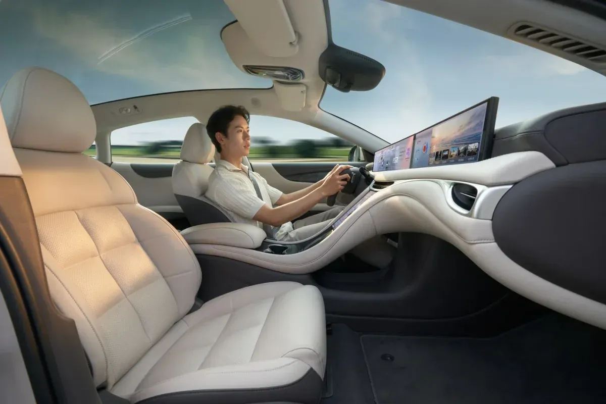 Illustrative stock photograph: Modern vehicle driver displays and interface